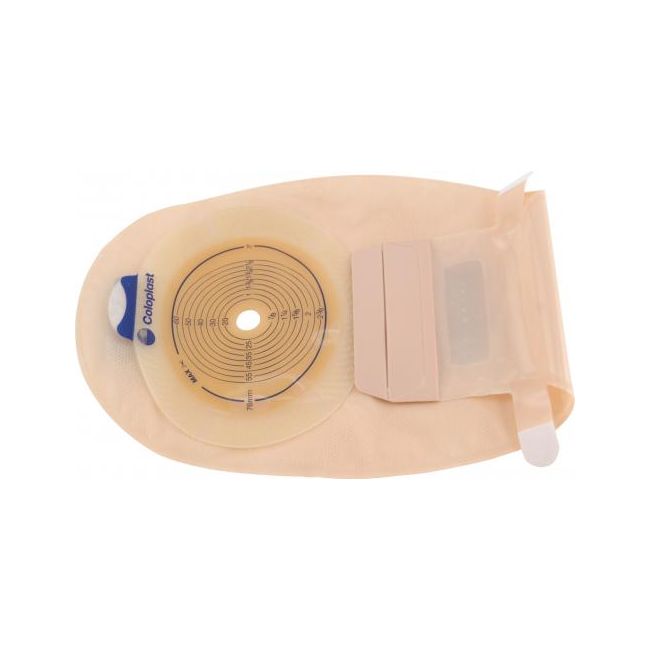 SenSura EasiClose Wide Outlet 1-Piece Drainable Ostomy Pouch, 10-76mm - Box of 10