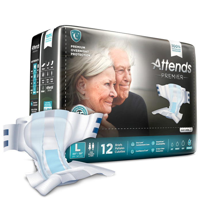 BRIEFS ATTENDS PREMIER LARGE CA/4 X 12 ALI-BR30 - ActivKare