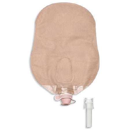 Hollister Urostomy Pouch, 2-Piece, Transparent, 57mm Flange, 9in, Red - Box of 10