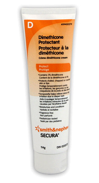 Secura Barrier Cream, 114g Tube, Dimethicone