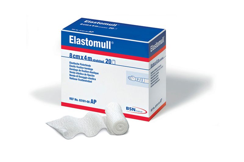 BANDAGE RETENTION ELASTOMULL 10CM X 4M STRETCHED N/S LF BX/20 - ActivKare