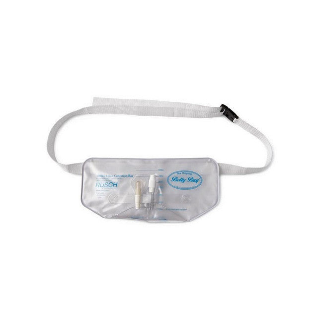 Urine Drain Bag, 1000cc, Belly Bag, Twist Drain - Box of 10
