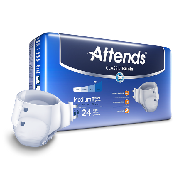 Attends Classic Briefs - 4 Bags - ActivKare
