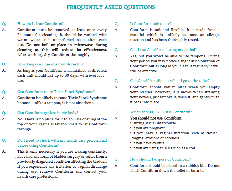 Contiform® Pessary Single Size Pack - ActivKare