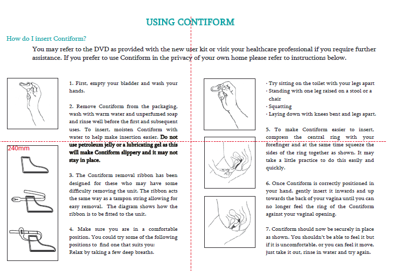 Contiform® Pessary Single Size Pack - ActivKare