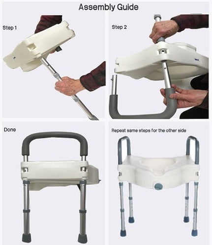 ActivKare Raised Toilet Seat with Legs - ActivKare