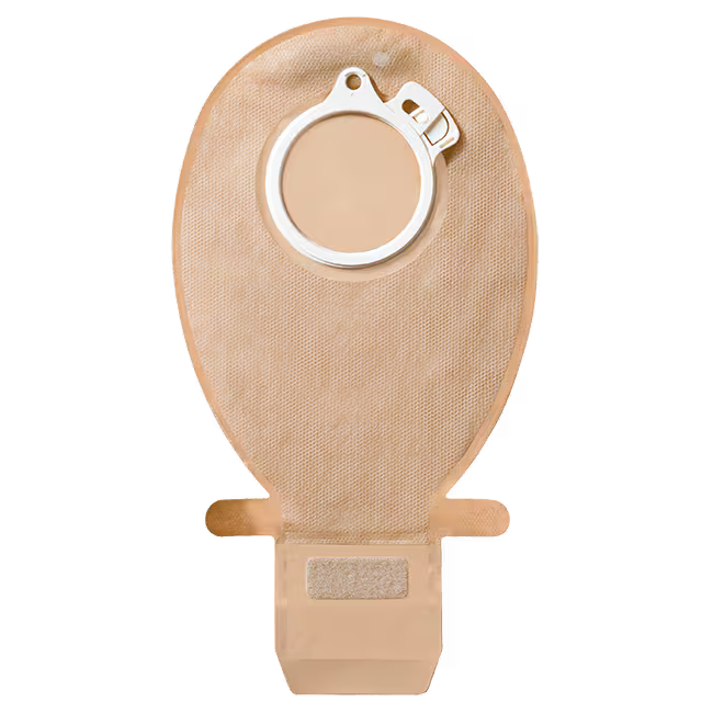 SenSura® Click EasiClose Wide-Outlet Drainable Opaque Pouch Flange Size, 2 3/8in, 60mm - Box of 10