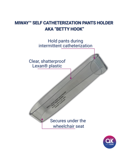 MiWay™ Self Catheterization Pants Holder aka “Betty Hook” - ActivKare
