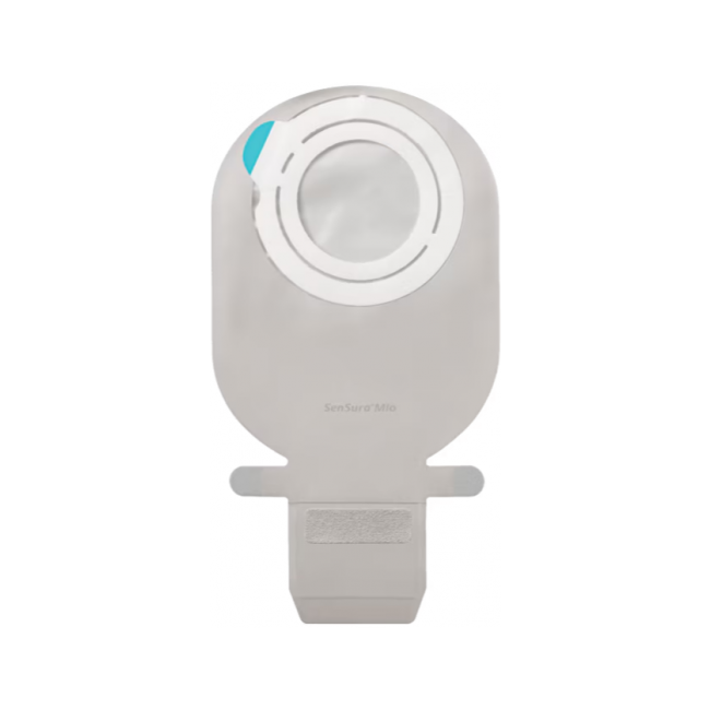 POUCH OSTOMY SENSURA FLEX 2PC DRAIN ABLE MAXI OPAQ 70MM YLW WIDE BX/10 - ActivKare