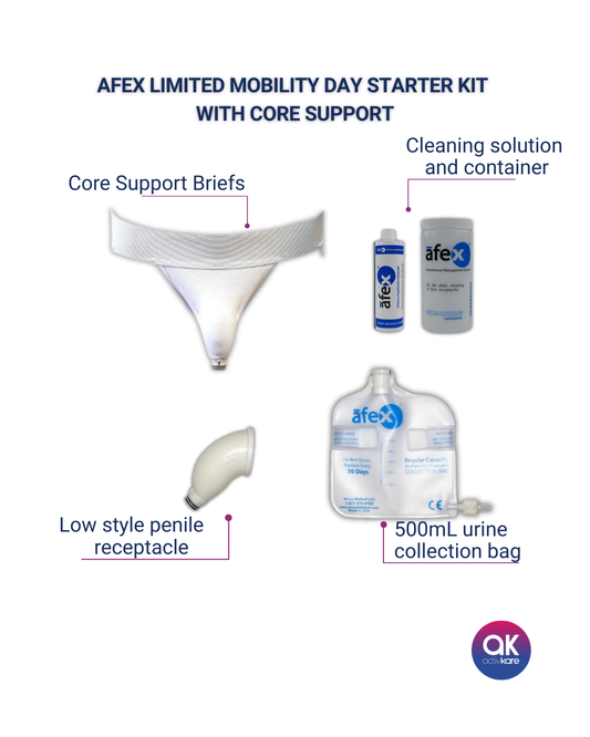 Afex Limited Mobility Day Starter Kit with Core Support