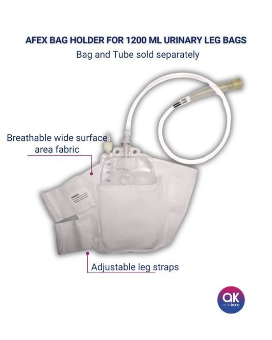 Support de sac Afex ActivKare pour sacs urinaires de jambe de 1 200 ml