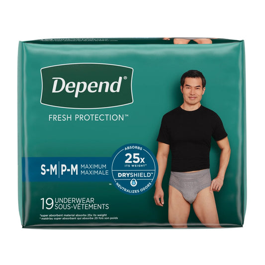 Depend Fresh Protection Incontinence Underwear for Men - ActivKare