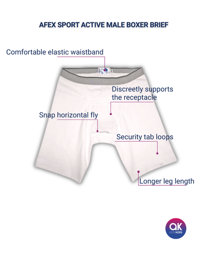 AFEX Sport Active Male Boxer Brief - ActivKare