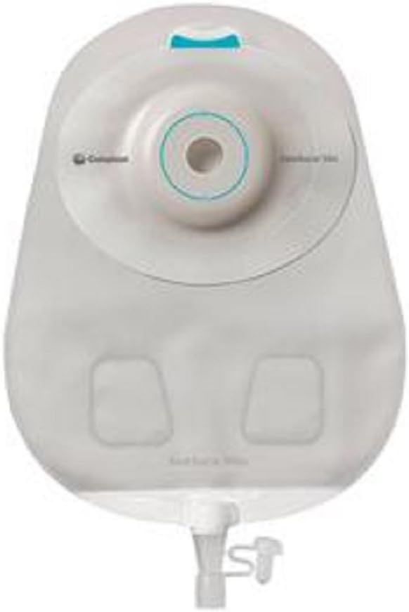 SenSura® Mio 1-Piece, Deep Convex, Wide-Outlet Drainable, Maxi, with Filter, Cut-to-Fit 15-33mm, Opaque Gray - Box of 10