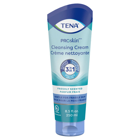 TENA ProSkin® Cleansing Cream 250mL Tube Freshly Scented - ActivKare