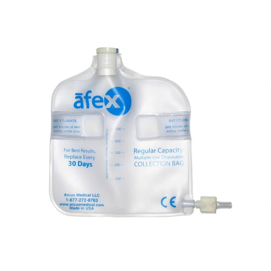 Afex ActivKare Sac standard non ventilé à connexion directe de 500 ml