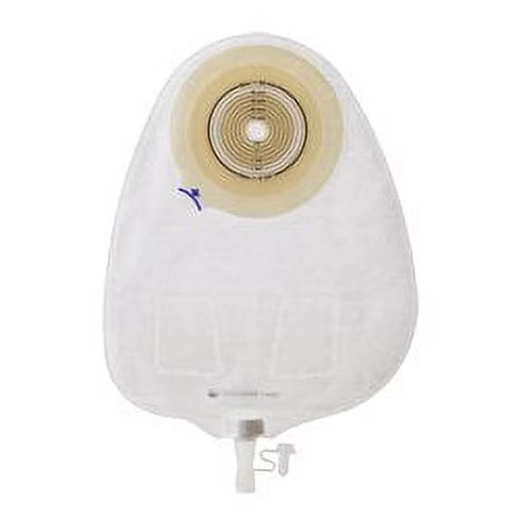 Assura 1-Piece Transparent Urostomy Pouch, Cut-to-Fit up to 2 1/8in, 55mm - Box of 10