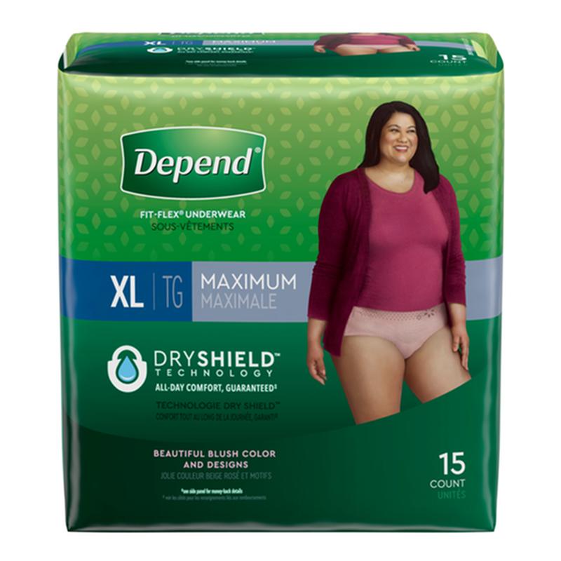 Depend Fresh Protection Incontinence Underwear for Women