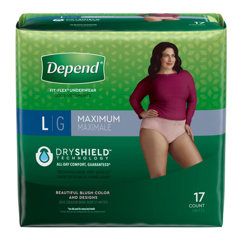 Depend Fresh Protection Incontinence Underwear for Women