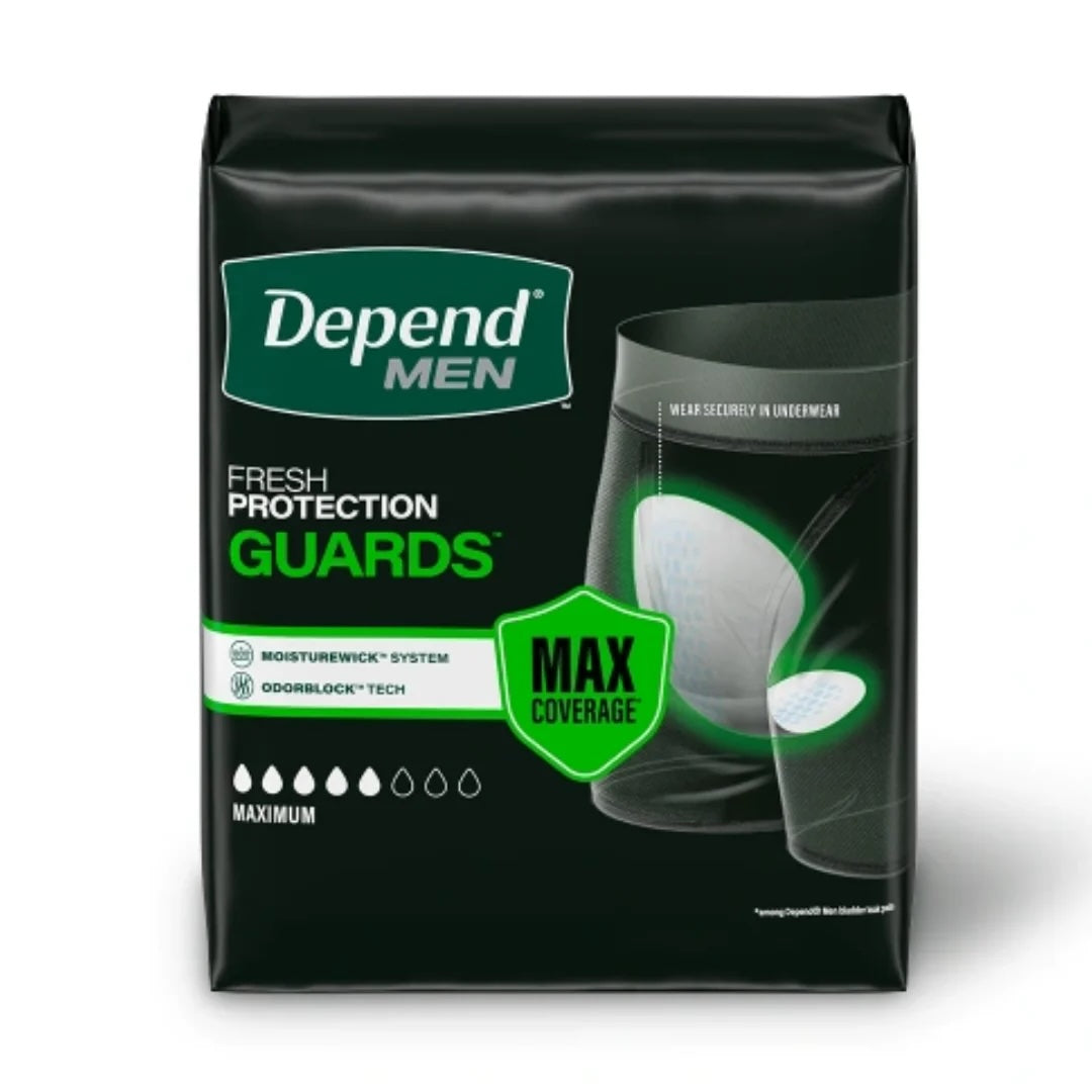Depend® Fresh Protection Guards for Men