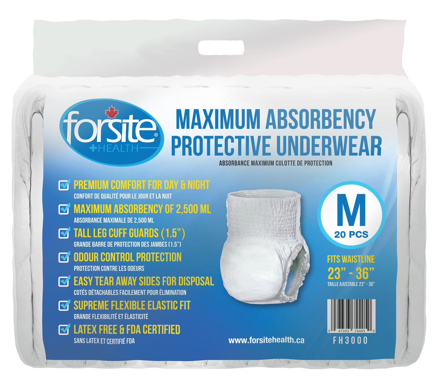 FORSITE Health Maximum Absorbency Protective Underwear - ActivKare