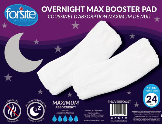 FORSITE Overnight Max Booster Pads