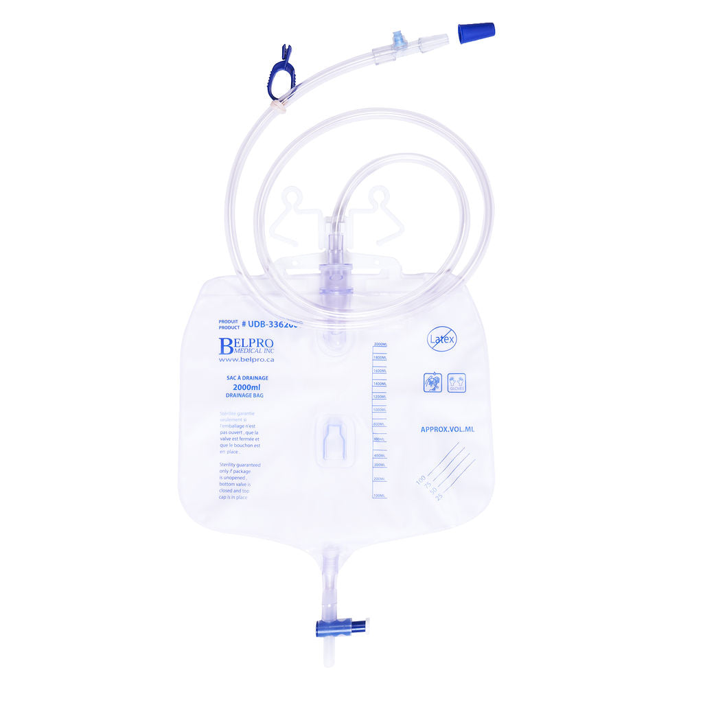 Belpro Urology Drainage Bag 2000mL - Each
