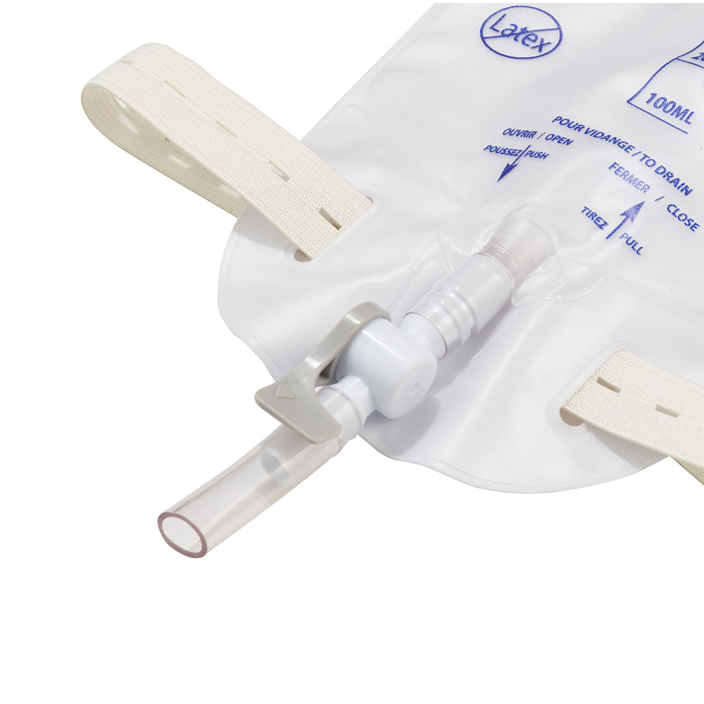 Urinary Leg Bag 500mL with Valve - Box of 50