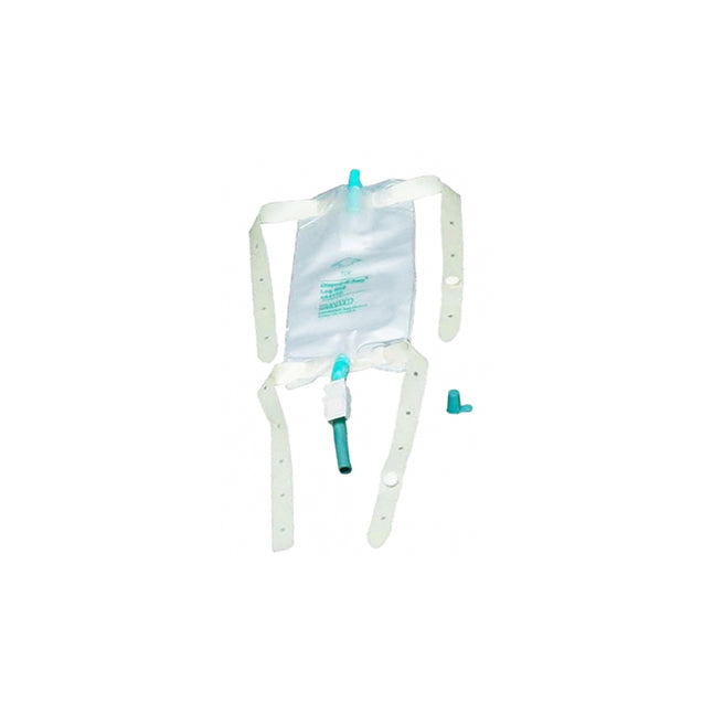 Leg Bag 19oz Sterile Flip-Flop Anti-Reflux - Case of 50