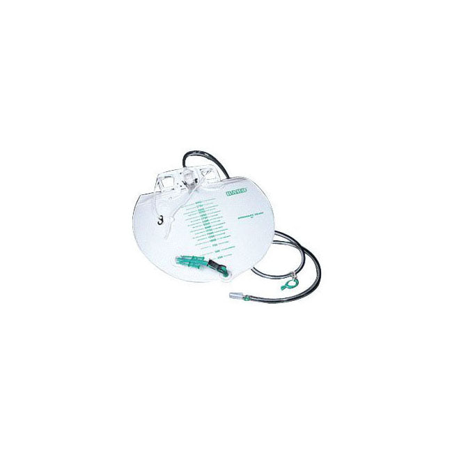 Urinary Drainage Bag 4000mL, Anti-Reflux Valve - Case of 20