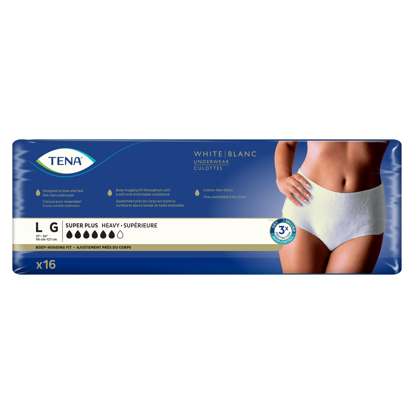 TENA® Stylish Super Plus Incontinence Underwear for Women