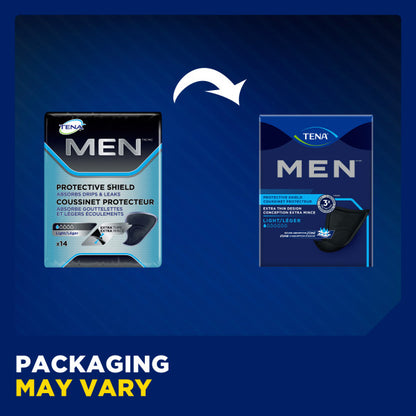 TENA® Incontinence Shields for Men, Extra Light Absorbency