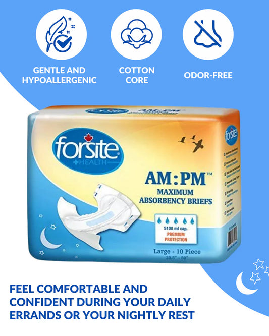FORSITE AM PM Maximum Adult Briefs
