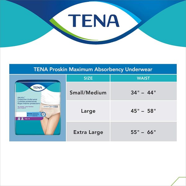 TENA ProSkin™ Protective Incontinence Underwear for Women - ActivKare