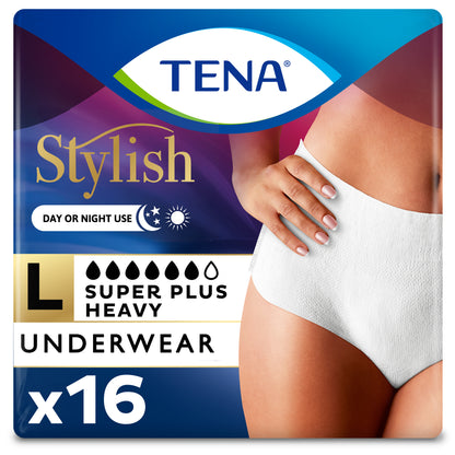 TENA® Stylish Super Plus Incontinence Underwear for Women - ActivKare