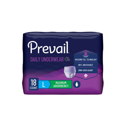 Protective Underwear Classic Fit Women Large 38-50in - 4 Case of 18