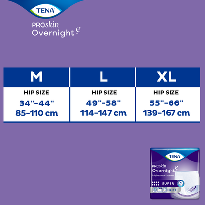 TENA ProSkin Overnight™ Super Protective Incontinence Underwear - ActivKare