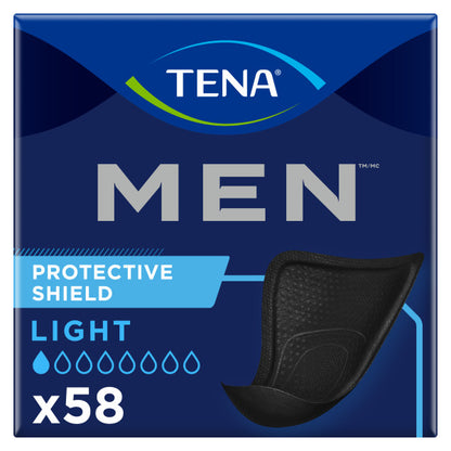 TENA® Incontinence Shields for Men, Extra Light Absorbency