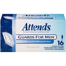 Attends Guards for Men - Anatomical Cup Shape - 4 Boxes of 16 - ActivKare
